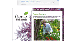Desktop Screenshot of genieinthegarden.com